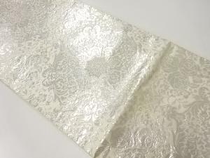 アンティーク　華紋唐草模様織出し袋帯（材料）